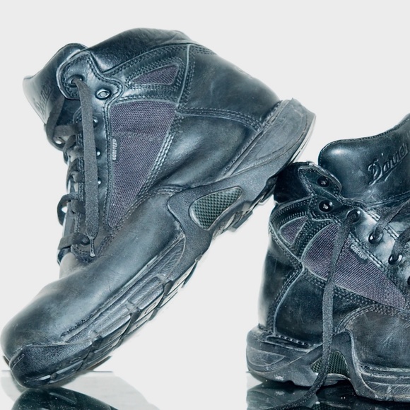 DANNER Genuine Leather Black Hiking Chucka Boots - Picture 2 of 14